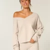Gilly Hicks Cosy Off-the-Shoulder -neulepusero Gilly Hicks Cosy Off-the-Shoulder -neulepusero