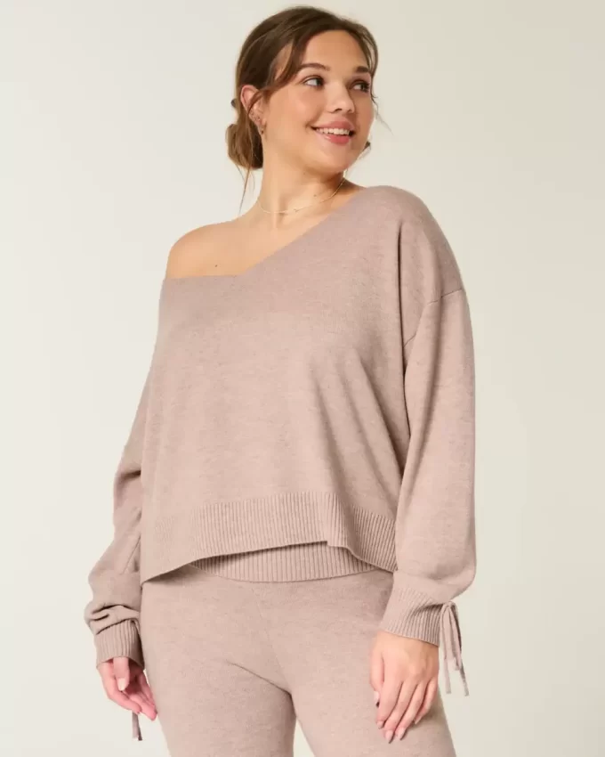 Gilly Hicks Cosy Off-the-Shoulder -neulepusero Gilly Hicks Cosy Off-the-Shoulder -neulepusero