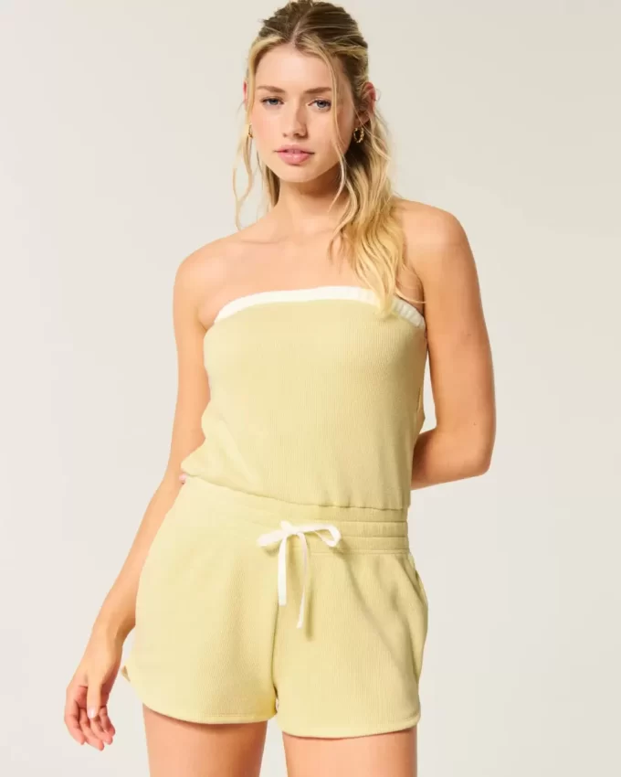 Gilly Hicks Cozy Olkaimeton vohveli Onesie Gilly Hicks Cozy Olkaimeton vohveli Onesie