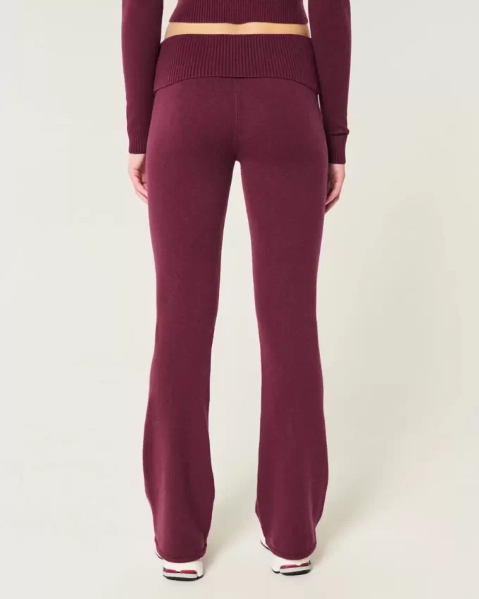 Gilly Hicks Cozy Sweater-Knit Foldover Waist Boot Boot Housut Gilly Hicks Cozy Sweater-Knit Foldover Waist Boot Boot Housut