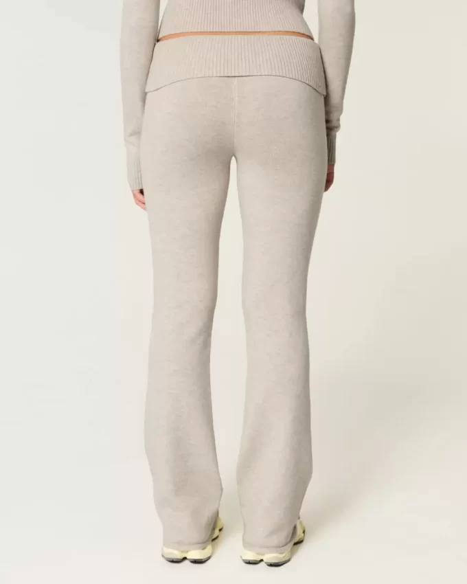 Gilly Hicks Cozy Sweater-Knit Foldover Waist Boot Boot Housut Gilly Hicks Cozy Sweater-Knit Foldover Waist Boot Boot Housut