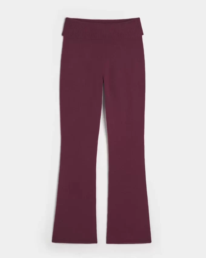 Gilly Hicks Cozy Sweater-Knit Foldover Waist Boot Boot Housut Gilly Hicks Cozy Sweater-Knit Foldover Waist Boot Boot Housut