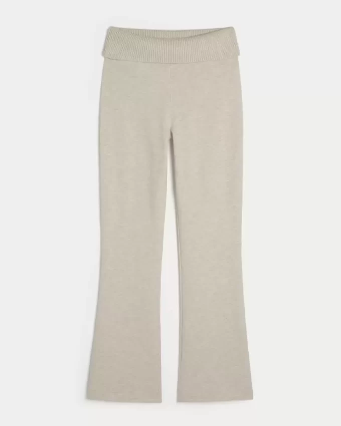 Gilly Hicks Cozy Sweater-Knit Foldover Waist Boot Boot Housut Gilly Hicks Cozy Sweater-Knit Foldover Waist Boot Boot Housut