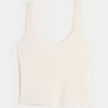 Gilly Hicks Cozy Waffle Lace Trim Tank