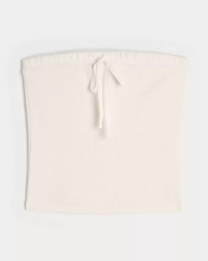 Gilly Hicks Cozy Waffle Tube Top