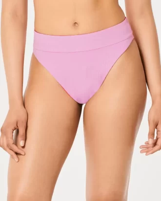Gilly Hicks Käännettävä korkea jalka korkea vyötäröinen bikinipohja
