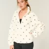 Gilly Hicks Sherpa brodeerattu vetoketjullinen toppi Gilly Hicks Sherpa brodeerattu vetoketjullinen toppi