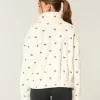 Gilly Hicks Sherpa brodeerattu vetoketjullinen toppi Gilly Hicks Sherpa brodeerattu vetoketjullinen toppi