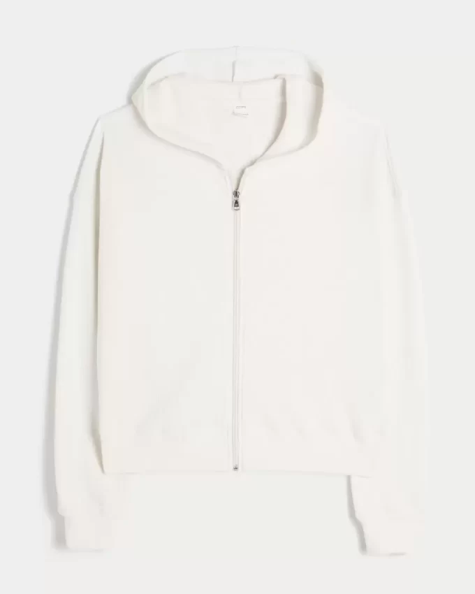 Gilly Hicks vetoketjullinen vohvelihuppari Gilly Hicks vetoketjullinen vohvelihuppari