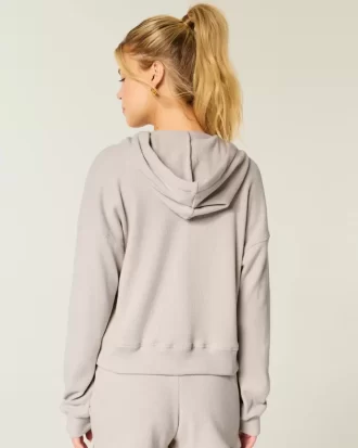 Gilly Hicks vetoketjullinen vohvelihuppari