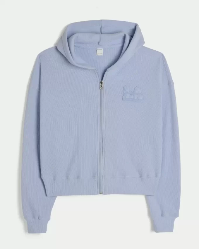 Gilly Hicks vetoketjullinen vohvelihuppari Gilly Hicks vetoketjullinen vohvelihuppari