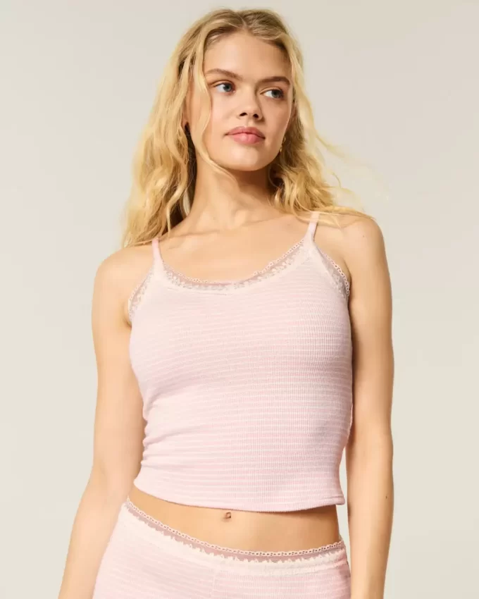Gilly Hicks Waffle Lace Cami Gilly Hicks Waffle Lace Cami