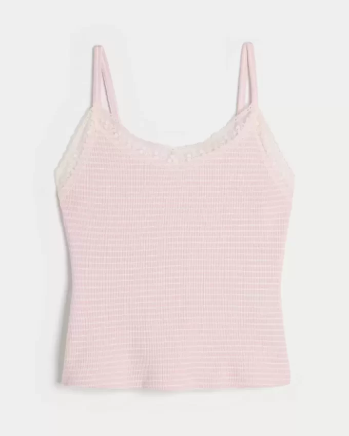 Gilly Hicks Waffle Lace Cami Gilly Hicks Waffle Lace Cami