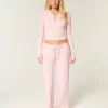 Gilly Hicks Waffle Lace Straight -housut Gilly Hicks Waffle Lace Straight -housut