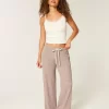 Gilly Hicks Waffle Lace Straight -housut