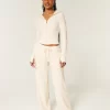 Gilly Hicks Waffle Lace Straight -housut Gilly Hicks Waffle Lace Straight -housut