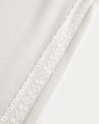 Gilly Hicks Waffle Lace Straight -housut