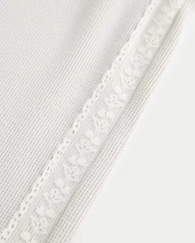 Gilly Hicks Waffle Lace Straight -housut Gilly Hicks Waffle Lace Straight -housut