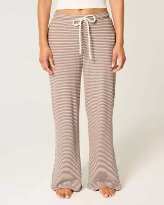 Gilly Hicks Waffle Lace Straight -housut