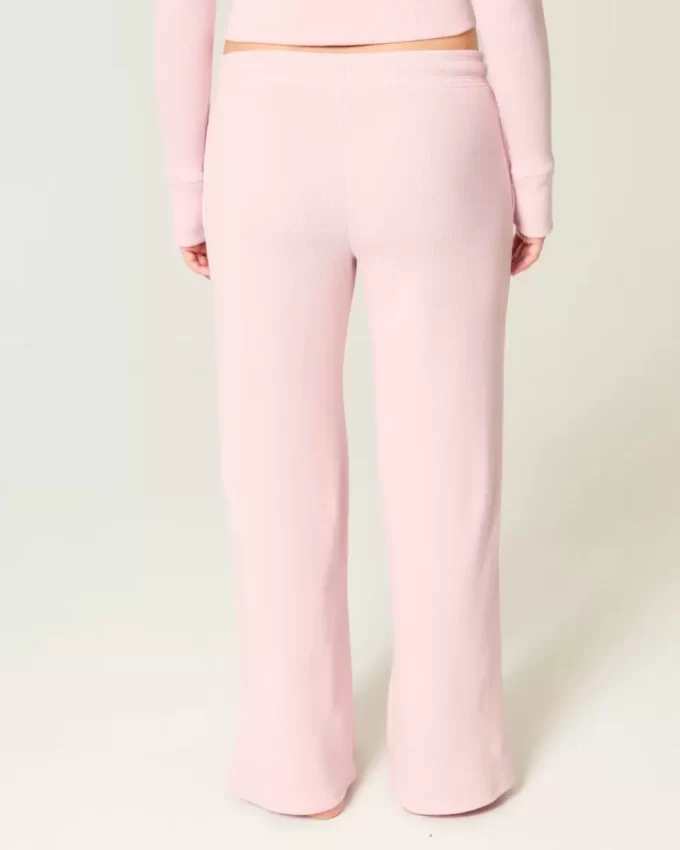 Gilly Hicks Waffle Lace Straight -housut Gilly Hicks Waffle Lace Straight -housut