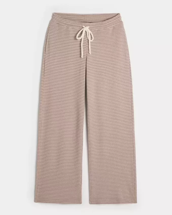 Gilly Hicks Waffle Lace Straight -housut