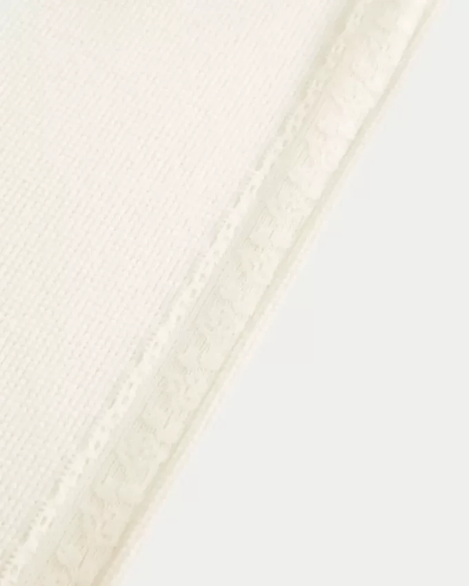 Gilly Hicks Waffle Lace Straight -housut Gilly Hicks Waffle Lace Straight -housut