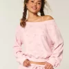 Gilly Hicks Waffle Off-the-Shoulder -toppi