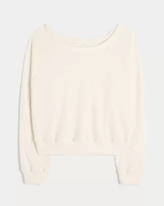 Gilly Hicks Waffle Off-the-Shoulder -toppi