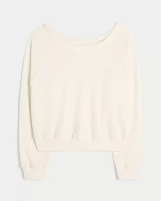 Gilly Hicks Waffle Off-the-Shoulder -toppi