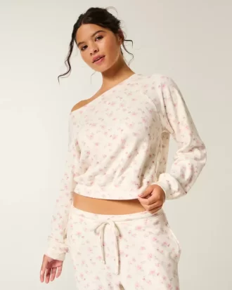 Gilly Hicks Waffle Off-the-Shoulder -toppi