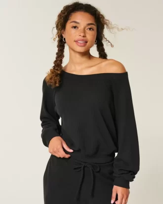 Gilly Hicks Waffle Off-the-Shoulder -toppi