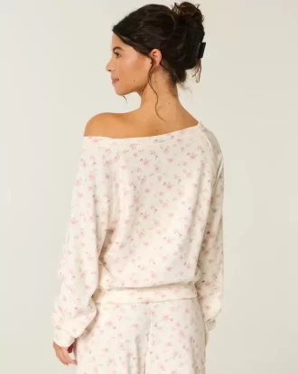 Gilly Hicks Waffle Off-the-Shoulder -toppi
