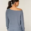 Gilly Hicks Waffle Off-the-Shoulder -toppi
