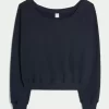 Gilly Hicks Waffle Off-the-Shoulder -toppi