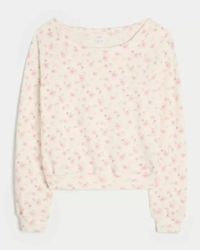 Gilly Hicks Waffle Off-the-Shoulder -toppi