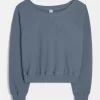 Gilly Hicks Waffle Off-the-Shoulder -toppi
