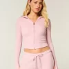 Gilly Hicks Waffle vetoketjullinen huppari Gilly Hicks Waffle vetoketjullinen huppari