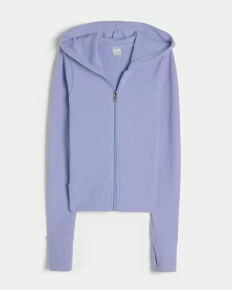 Gilly Hicks Waffle vetoketjullinen huppari