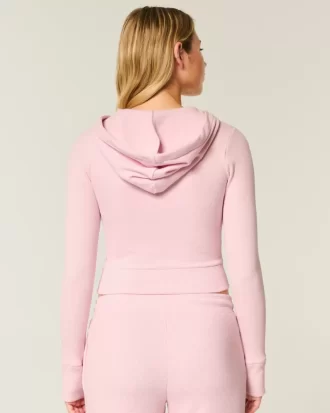 Gilly Hicks Waffle vetoketjullinen huppari