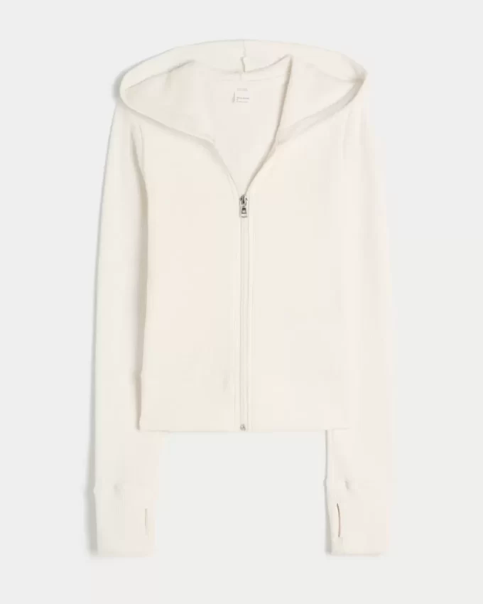 Gilly Hicks Waffle vetoketjullinen huppari Gilly Hicks Waffle vetoketjullinen huppari