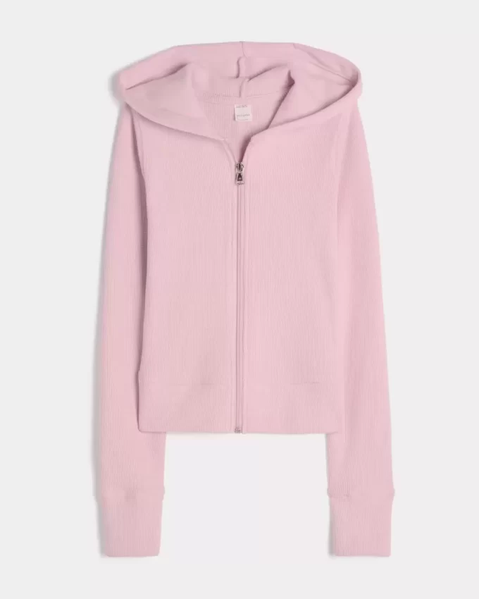 Gilly Hicks Waffle vetoketjullinen huppari Gilly Hicks Waffle vetoketjullinen huppari