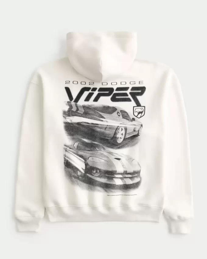 Graafinen Boxy Dodge Viper -huppari