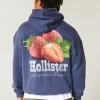 Graafinen Strawberry Logo -huppari Graafinen Strawberry Logo -huppari