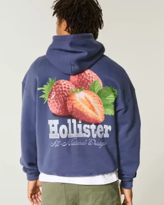 Graafinen Strawberry Logo -huppari