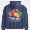 Graafinen Strawberry Logo -huppari Graafinen Strawberry Logo -huppari