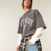 Graffiti Graphic Thermal Crew -paita