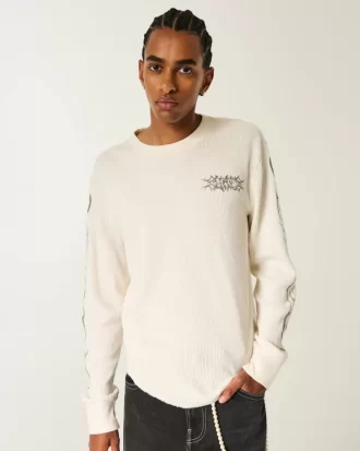 Graffiti Graphic Thermal Crew -paita