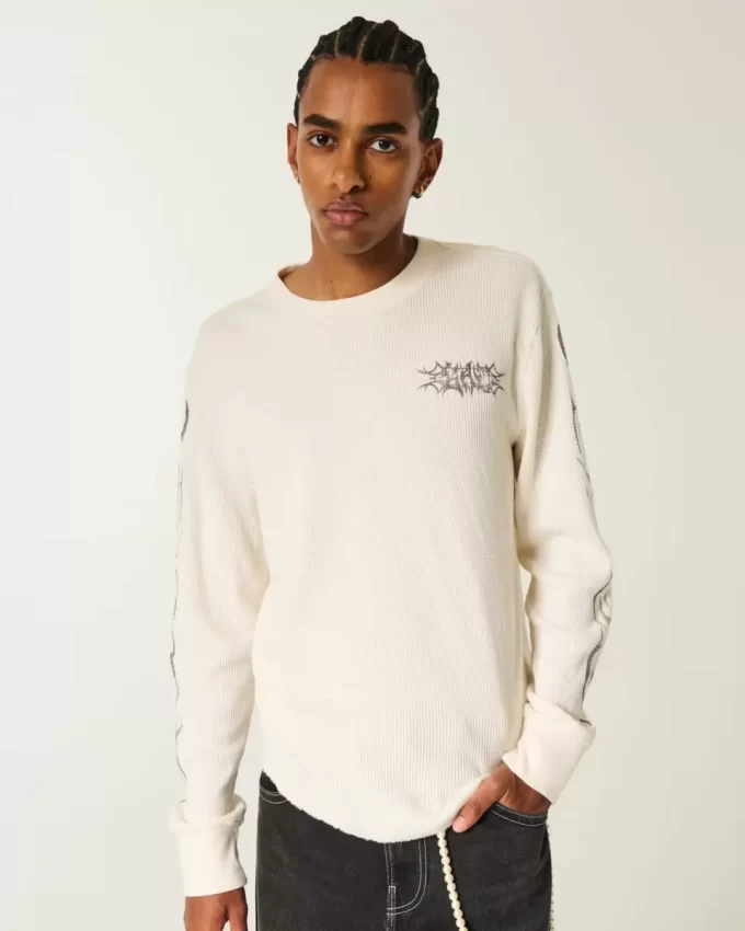 Graffiti Graphic Thermal Crew -paita