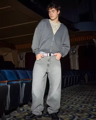 Grey Skater Baggy Farkut