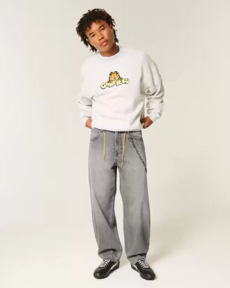 Grey Skater Baggy Farkut